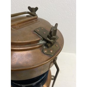 GRANDE LANTERNA NAVIGAZIONE Groen Vislicht BARCA FANALE RAME LUCE BLU PESCA