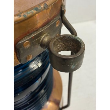 GRANDE LANTERNA NAVIGAZIONE Groen Vislicht BARCA FANALE RAME LUCE BLU PESCA