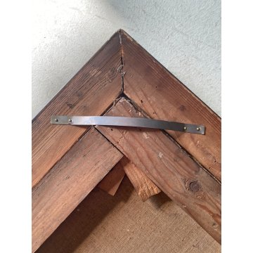 ANTICO DIPINTO OLIO De Corsi Verso la Chiesa VEDUTA PAESAGGIO MONTAGNA FIGURE