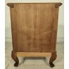 Coppia ANTICO COMODINO CHIPPENDALE epoca 900 Legno Noce RADICA Old Night Table
