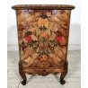 Coppia ANTICO COMODINO CHIPPENDALE epoca 900 Legno Noce RADICA Old Night Table