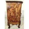 Coppia ANTICO COMODINO CHIPPENDALE epoca 900 Legno Noce RADICA Old Night Table