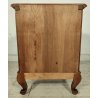 Coppia ANTICO COMODINO CHIPPENDALE epoca 900 Legno Noce RADICA Old Night Table