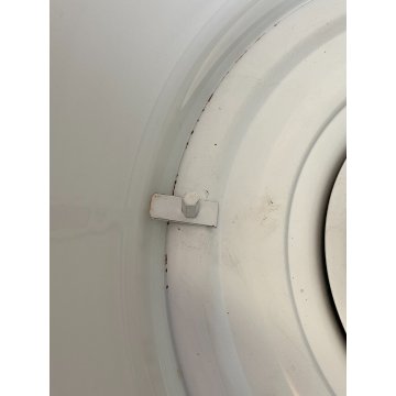 PLAFONIERA Omega ø 50 cm DESIGN Vico Magistretti ARTEMIDE METALLO VETRO OPALINO