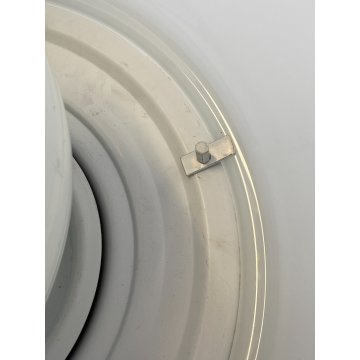 PLAFONIERA Omega ø 50 cm DESIGN Vico Magistretti ARTEMIDE METALLO VETRO OPALINO