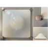 LAMPADA BOLLA PLAFONIERA PARETE Martinelli LUCE WALL LAMP 37x37x16 cm/h ‘60