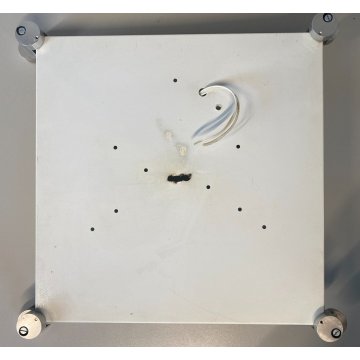 LAMPADA BOLLA PLAFONIERA PARETE Martinelli LUCE WALL LAMP 37x37x16 cm/h ‘60