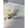 LAMPADA BOLLA PLAFONIERA PARETE Martinelli LUCE WALL LAMP 37x37x16 cm/h ‘60