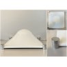 PLAFONIERA LAMPADA PARETE "BOLLA" Martinelli LUCE WALL LAMP 37x37x16 cm/h ‘60