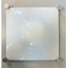 PLAFONIERA LAMPADA PARETE "BOLLA" Martinelli LUCE WALL LAMP 37x37x16 cm/h ‘60