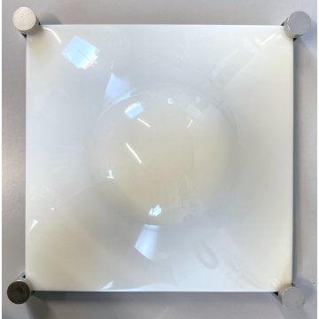 PLAFONIERA LAMPADA PARETE BOLLA DESIGN Martinelli LUCE WALL LAMP 37x37x16cm ‘60