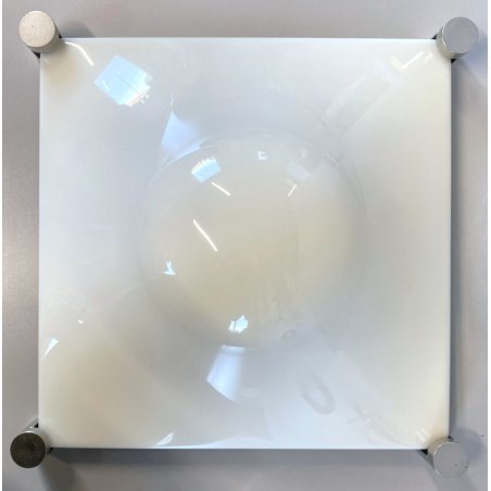 PLAFONIERA LAMPADA PARETE BOLLA DESIGN Martinelli LUCE WALL LAMP 37x37x16cm ‘60