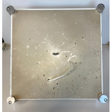 PLAFONIERA LAMPADA PARETE BOLLA DESIGN Martinelli LUCE WALL LAMP 37x37x16cm ‘60