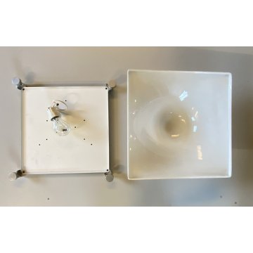 PLAFONIERA LAMPADA PARETE BOLLA DESIGN Martinelli LUCE WALL LAMP 37x37x16 cm ‘60