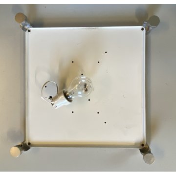 PLAFONIERA LAMPADA PARETE BOLLA DESIGN Martinelli LUCE WALL LAMP 37x37x16 cm ‘60