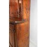 ANTICA CREDENZA ALZATA ARTE POVERA LEGNO MASSELLO ABETE FERRO BATTUTO RUSTICO