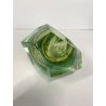VASO MURANO VETRO SOMMERSO Mandruzzato VERDE ARANCIONE SFACCETTATO VINTAGE '50