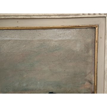 QUADRO DIPINTO olio tela Carlo Monti Arona GONDOLE Venezia ISOLA San Giorgio