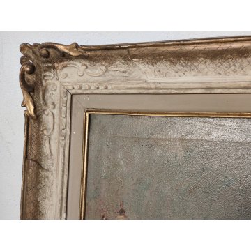 QUADRO DIPINTO olio tela Carlo Monti Arona GONDOLE Venezia ISOLA San Giorgio