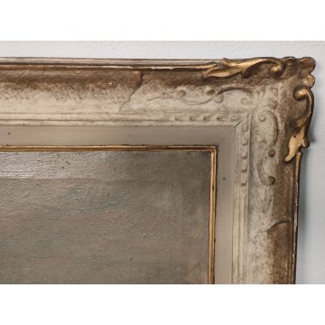 QUADRO DIPINTO olio tela Carlo Monti Arona GONDOLE Venezia ISOLA San Giorgio