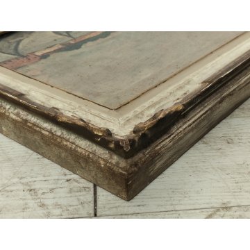 QUADRO DIPINTO olio tela Carlo Monti Arona GONDOLE Venezia ISOLA San Giorgio