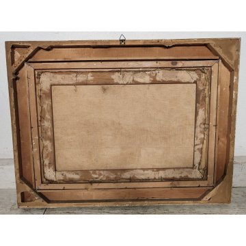 QUADRO DIPINTO olio tela Carlo Monti Arona GONDOLE Venezia ISOLA San Giorgio