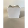 POSACENERE CUBO 8x8cm DESIGN Bruno Munari Danese MELAMMINA ALLUMINIO BIANCO 1957