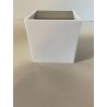 POSACENERE CUBO 8x8cm DESIGN Bruno Munari Danese MELAMMINA ALLUMINIO BIANCO 1957