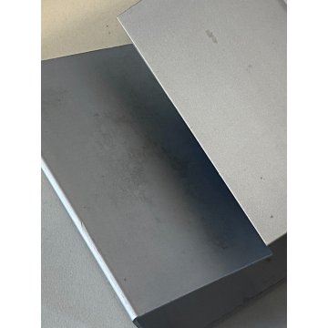 POSACENERE CUBO 8x8cm DESIGN Bruno Munari Danese MELAMMINA ALLUMINIO BIANCO 1957