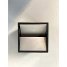 POSACENERE CUBO 8x8cm DESIGN Bruno Munari Danese MELAMMINA ALLUMINIO NERO 1957