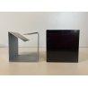 POSACENERE CUBO 8x8cm DESIGN Bruno Munari Danese MELAMMINA ALLUMINIO NERO 1957