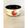 CIOTOLA Emilio Scanavino TIRATURA 42/50 CERAMICA SMALTATA NERO ROSSO ø 13x7 cm