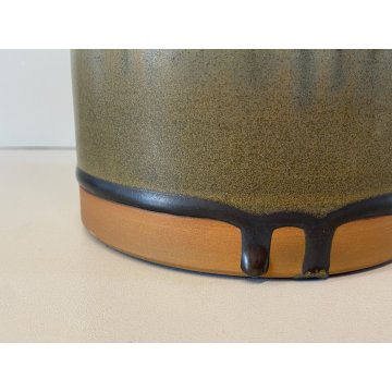VASO BOTTIGLIA GRES SMALTATO CERAMICA Arcore Nanni Valentini MODERN DESIGN '70