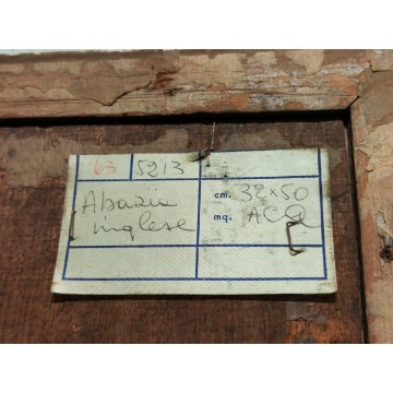 ANTICO QUADRO DIPINTO ACQUERELLO S. Martino PAESAGGIO Abbazia inglese Londra 800