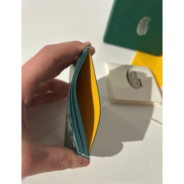 PORTAFOGLIO GOYARD VERDE SAINT SULPICE GREEN PORTA CARTE MADE IN FRANCE