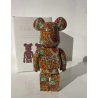 BEARBRICK KEITH HARING SPECIAL 100% & 400% WORLD WIDE TOUR 3 MEDICOM TOY