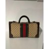 BORSA GUCCI VINTAGE DA VIAGGIO SHERRY LINE TROUSSE BAG TOILE BOSTON 24H BORSONE