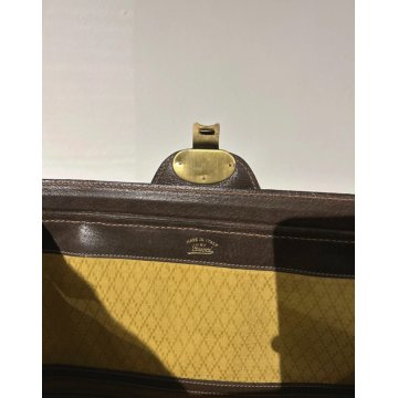 BORSA GUCCI VINTAGE DA VIAGGIO SHERRY LINE TROUSSE BAG TOILE BOSTON 24H BORSONE