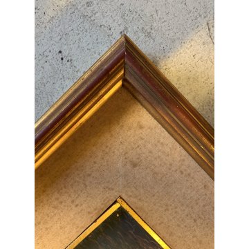 QUADRO DIPINTO OLIO N. Costanzi PAESAGGIO MARINO Faraglioni Capri TRAMONTO