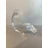 SCULTURA UCCELLO LUCITE TRASPARENTE DESIGN Silvio Russo Guzzini PLEXIGLASS '70