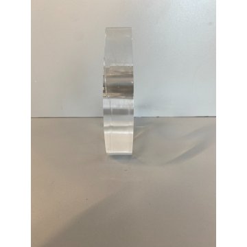 SCULTURA UCCELLO LUCITE TRASPARENTE DESIGN Silvio Russo Guzzini PLEXIGLASS '70