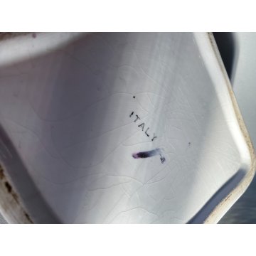 SCATOLA PORCELLANA con COPERCHIO Gucci MOTIVO EQUESTRE 10x 0x3,7 cm ANNI '70