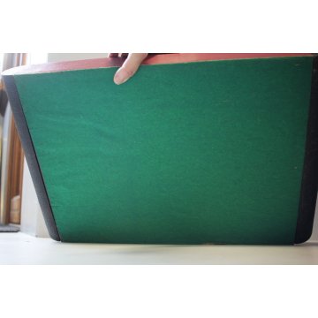 SET CASINO' VINTAGE GIOCO CARTE SCACCHI DAMA POKER ROULETTE MIDCENTURY GAME BOX