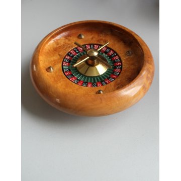 SET CASINO' VINTAGE GIOCO CARTE SCACCHI DAMA POKER ROULETTE MIDCENTURY GAME BOX