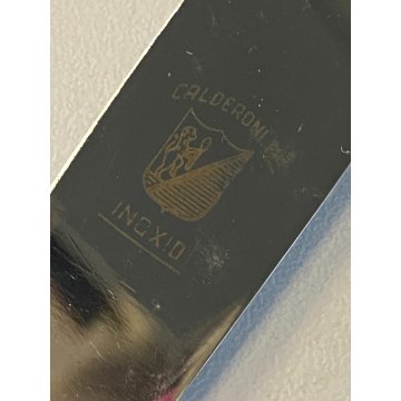 VINTAGE SET POSATE 10 pers - 70 Pz. F.lli Calderoni INOXID METALLO Art Decò