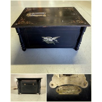 ANTICO ORGANETTO ORGANO a MANOVELLA Phonix C. Maffei e figli MILANO PRIMO '900