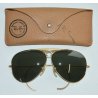 RARO RAY BAN anni 50 VINTAGE Bausch Lomb 10k GOLD FILLED occhiali sole AVIATOR