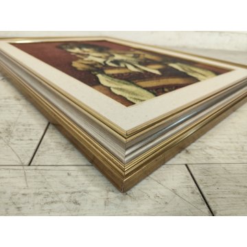 QUADRO MATERICO DESIGN Caizzi DIPINTO ACRILICO TELA Belgirate '89 RITRATTO DONNA