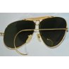 RARO RAY BAN anni 50 VINTAGE Bausch Lomb 10k GOLD FILLED occhiali sole AVIATOR