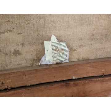 GRANDE QUADRO DIPINTO OLIO TELA Ercole Magrotti PAESAGGIO BOSCO FIUME MONTAGNA